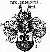 Stammwappen der Jenisch in Siebmachers Wappenbuch, Abteilung Memmingische Adeliche Geschlecht- und Gesellschaffter