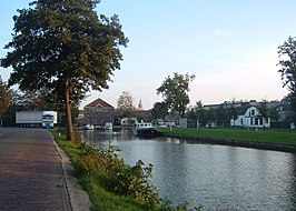 De haven van Joure aan het begin van de Zijlroede