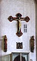 Kreuzigungsgruppe: Kruzifix (um 1270) und Assistenzfiguren (um 1330)