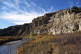 Cliffs in Sluice Boxes State Park