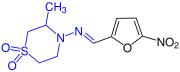 Strukturformel von Nifurtimox