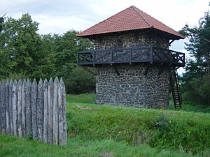 03/2024 Limeswachturm in Pohlheim-Grüningen, GI 27