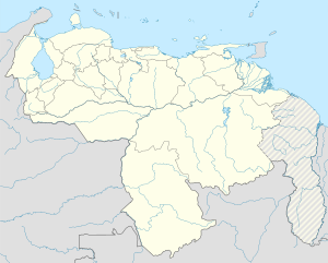 Map showing the location of Mario Briceño Iragorry Municipality within Venezuela