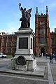 QUB War Memorial, outside main entrance to Lanyon Building.