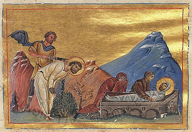 Martyr Adauctus and his daughter St. Callisthene of Ephesus.