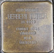 Stolperstein für Herbert Tuteur