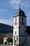 Turm der reformierten Kirche