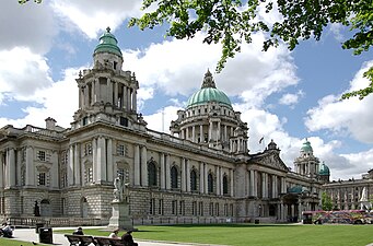 Neo-Baroque - Belfast City Hall, Belfast, UK, by Brumwell Thomas, 1898–1906