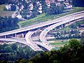 Verzweigung Zürich-Süd vom Uetliberg gesehen