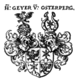 Wappen der Geyer Herren von Osterberg