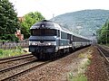 De CC72061 gefotografeerd ten noorden van Lyon met een intercity van Lyon naar Tours