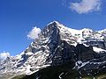 Eiger (3.970 m, Bernese Alps, North-west side), view from Kleine Scheidegg