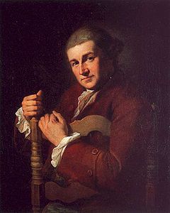 Angelica Kauffman Potret David Garrick, 1765