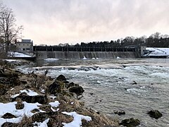 Sohlschwelle im Unterwasser