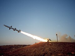 MQM-8G Vandal launch from San Nicolas Island, in 1999.