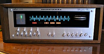 Marantz 150, analog tuning (USA; 1977)[6]