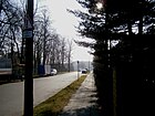 Schönhauser Straße ab Mittelstraße nach Süden auf das Niederschönhauser Südende der Straße