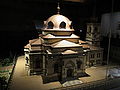 1/25 architectural model of Tokyo Resurrection Cathedral as it appeared in the 1890s in Edo-Tokyo Museum