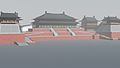 Reconstruction model of Hanyuan Hall