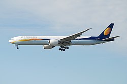 Boeing 777-300ER der Jet Airways