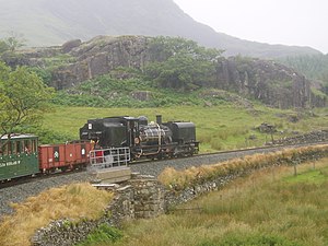 A garratt on the Welsh Highland Railway