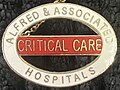 Post Graduate Nursing Badge for Critical Care (ICU Nursing ) Awarded by The Alfred Hospital