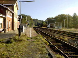 Station Visselhövede, kijkend richting het oosten (2006)