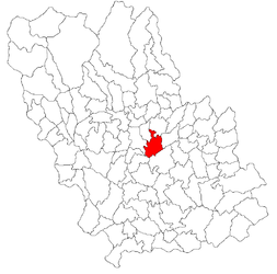 Location in Prahova County