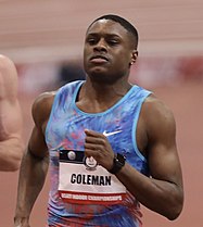 Christian Coleman kam auf den sechsten Platz