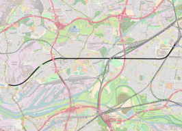 Spoorlijn Oberhausen - Duisburg-Ruhrort op de kaart