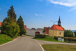 Chapel in the centre of Droužetice