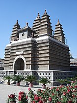 Five Pagoda temple (1727) in Hohhot