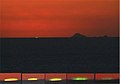 Farallon Islands and Inferior mirage green flash