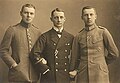 Johannes Spiess (middle) with two comrades