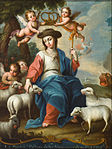 Miguel Cabrera: „Göttliche Schäferin“ (La divina pastora) LACMA, um 1763