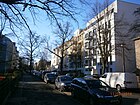 Schloßallee westwärts der Ecke Elisabeth-Christinen-Straße