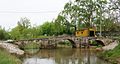 Mittelalterliche Brücke über den Brullés