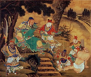 Guan Yu nimmt General Pang De gefangen, Shang Xi (um 1430)