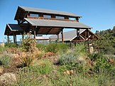 A portion of the winery facility at Twisted Oak Winery