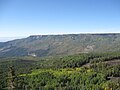 Western edge of the mesa.