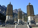 Group of pagodas at Silver Mountain
