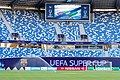 Die 2012 neu montierte Bestuhlung beim UEFA Super Cup 2015.