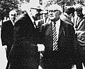 Adorno (rechts), Horkheimer (links) & Habermas (hinten rechts)