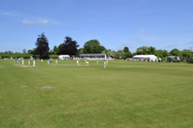 The village's cricket ground