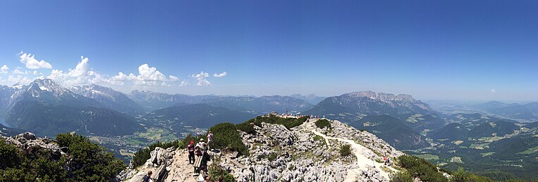 Gipfel des Kehlsteins mit Panorama-Aussicht