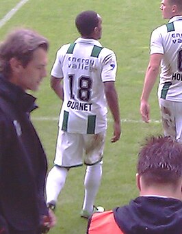 Burnet voor FC Groningen.