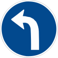 C 2c: Turn left ahead