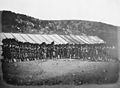 Crimean War, [İskoç birlikleri, ayı postu ve kilt giyiyorlar, y. 1855