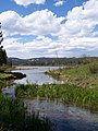 Grand Teton Ulusal Parkı'nda Emma Matilda Gölü ayağı