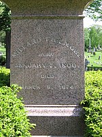 Detail of the Fillmore obelisk in Buffalo